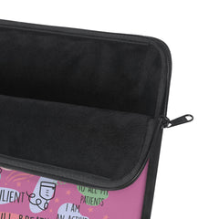 "Nurse Affirmations" Pink Laptop Sleeve