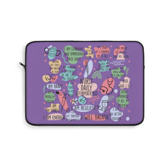 "Nurse Affirmations" Lavender Laptop Sleeve