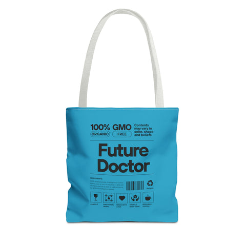 "Future Doctor" - Turquoise Tote Bag