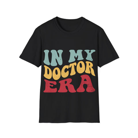 "Groovy In My Doctor's Era" Unisex Softstyle T-Shirt