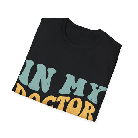 "Groovy In My Doctor's Era" Unisex Softstyle T-Shirt
