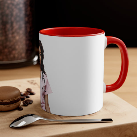 "Life Happens" Accent Coffee Mug, 11oz