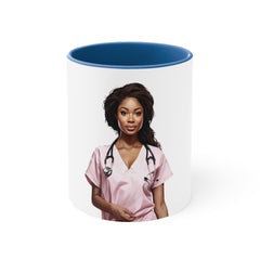 "Life Happens" Accent Coffee Mug, 11oz