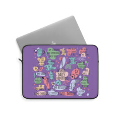 "Nurse Affirmations" Lavender Laptop Sleeve