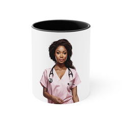 "Life Happens" Accent Coffee Mug, 11oz