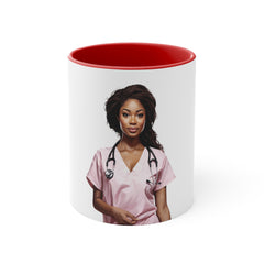 "Life Happens" Accent Coffee Mug, 11oz