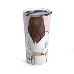 Doctor - Caucasian Female with Brown Hair - Tumbler 20oz